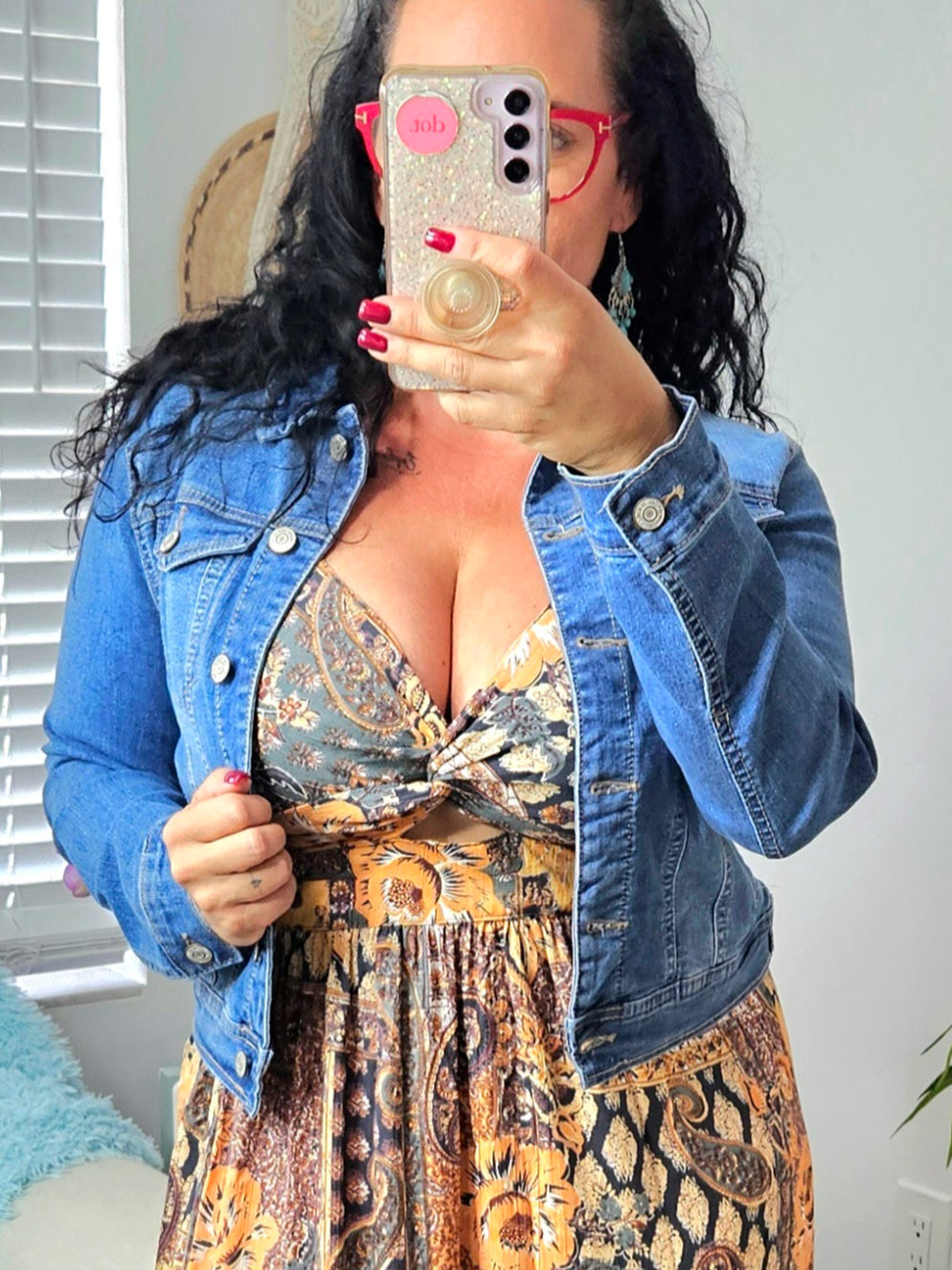 Kailey V-Neck Twist Front Cut Out Midi Dress image 2