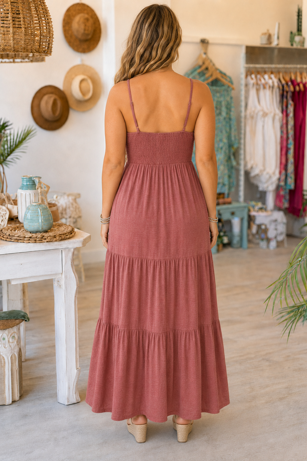 PRE-ORDER BY 8/10/26:The Jess Plunge Cutout Maxi Dress