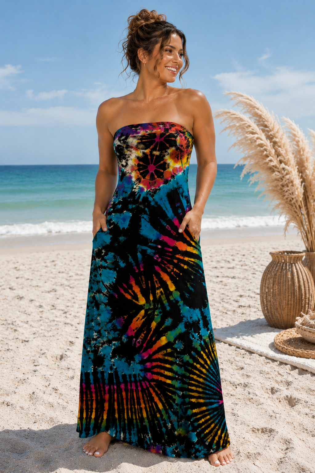 PRE-ORDER BY 6/15: Tie-Dye Dreams Maxi Tube Dress