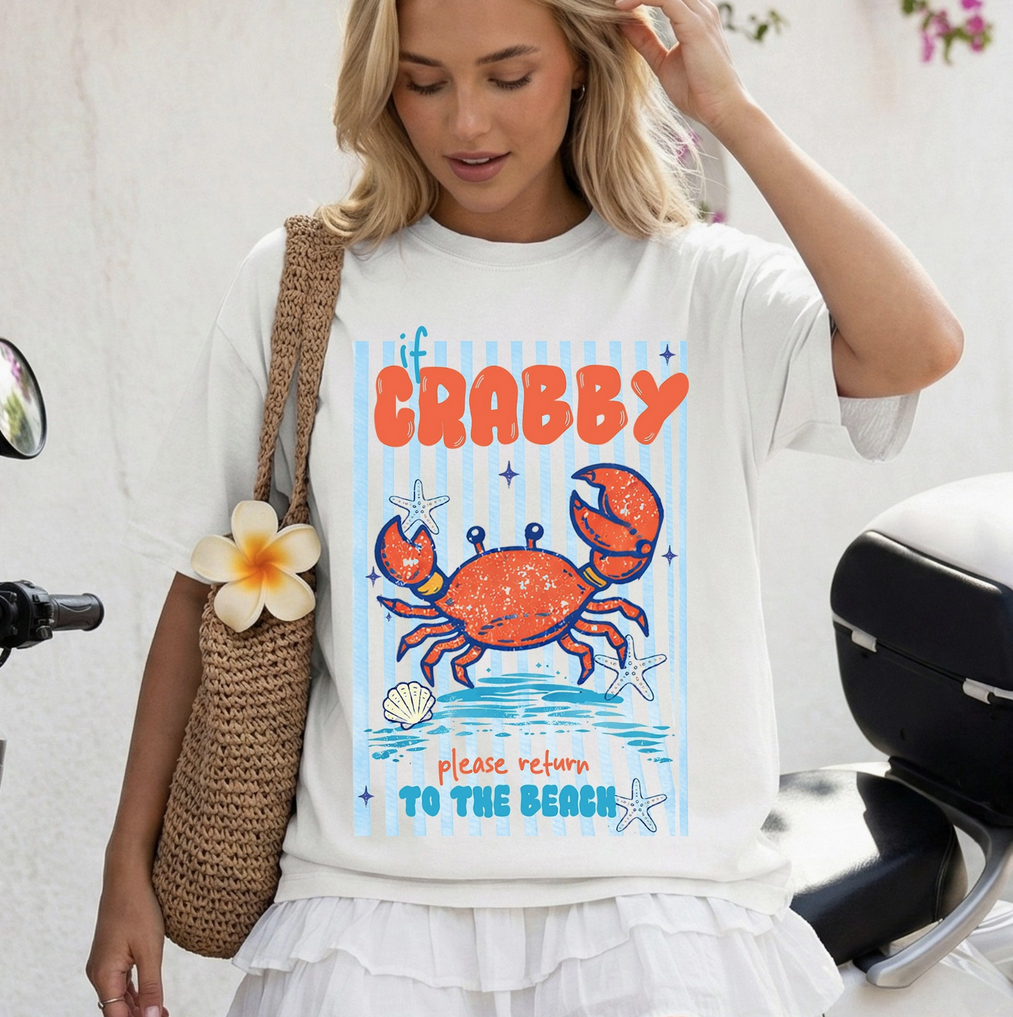 PRE-ORDER BY 7/6/26: If Crabby Return To Beach Graphic Tee