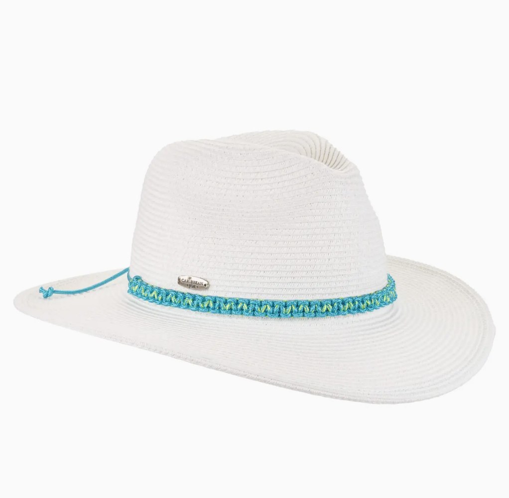 PRE-ORDER BY 7/6/26: Braided Fedora with Blue and Green Band