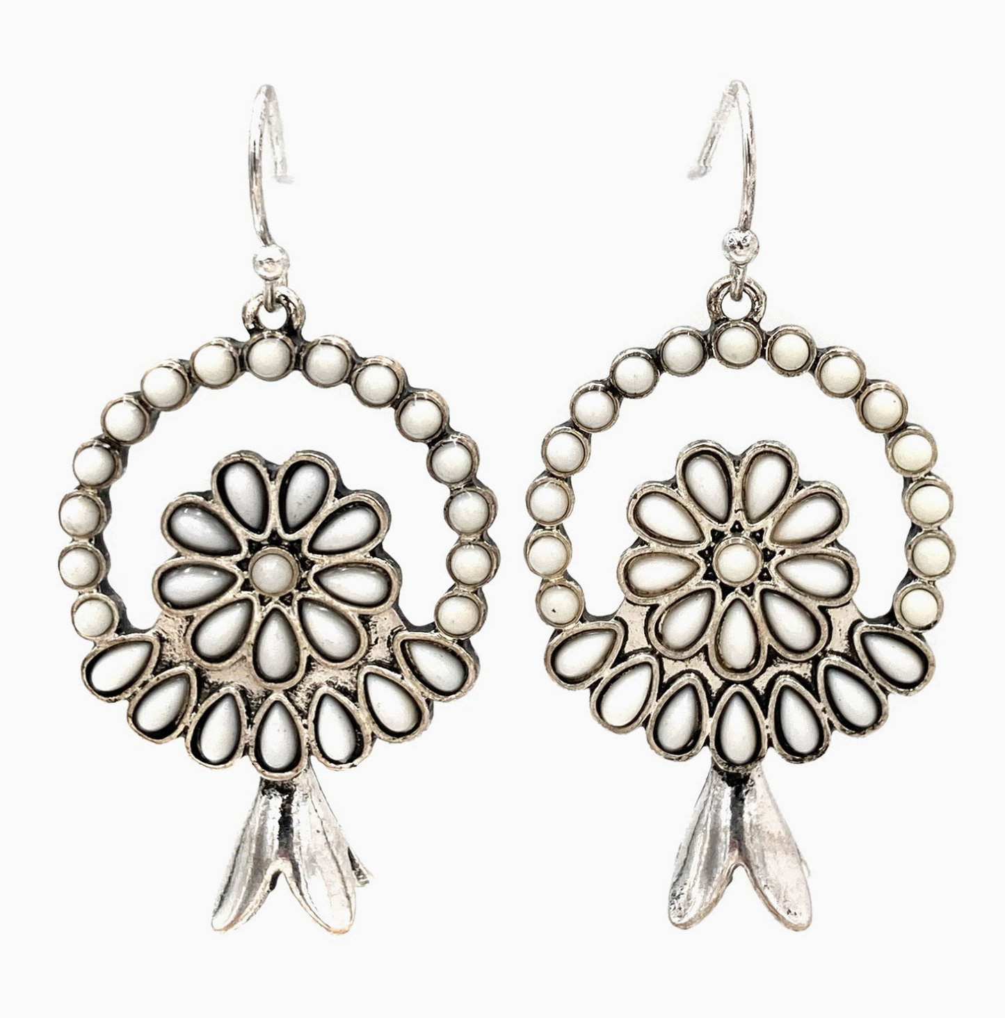 PRE-ORDER BY 8/10/26: Floral Squash Blossom Earrings