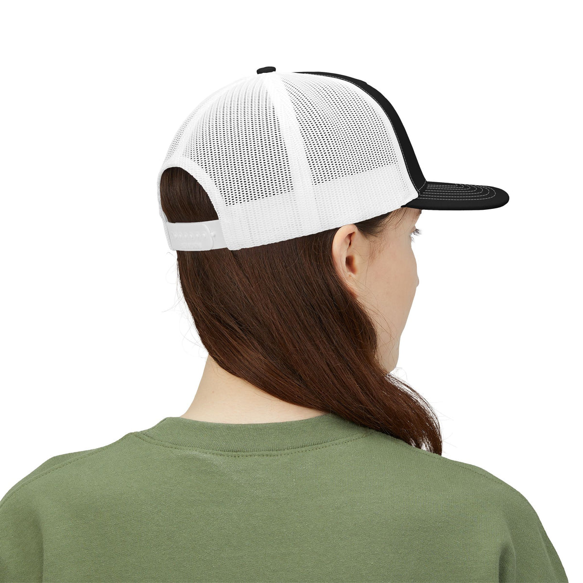 Calm. Sassy. Untamed. | Embroidered Snapback Trucker Hat | Full Black
