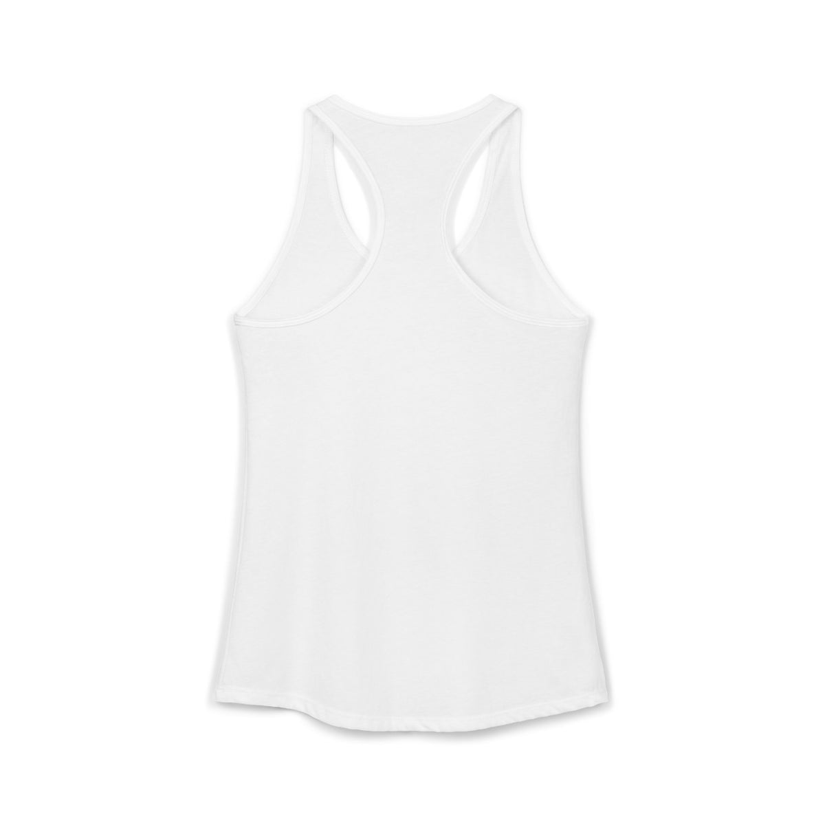Poised. Playful. Problematic. | Racerback Tank | White