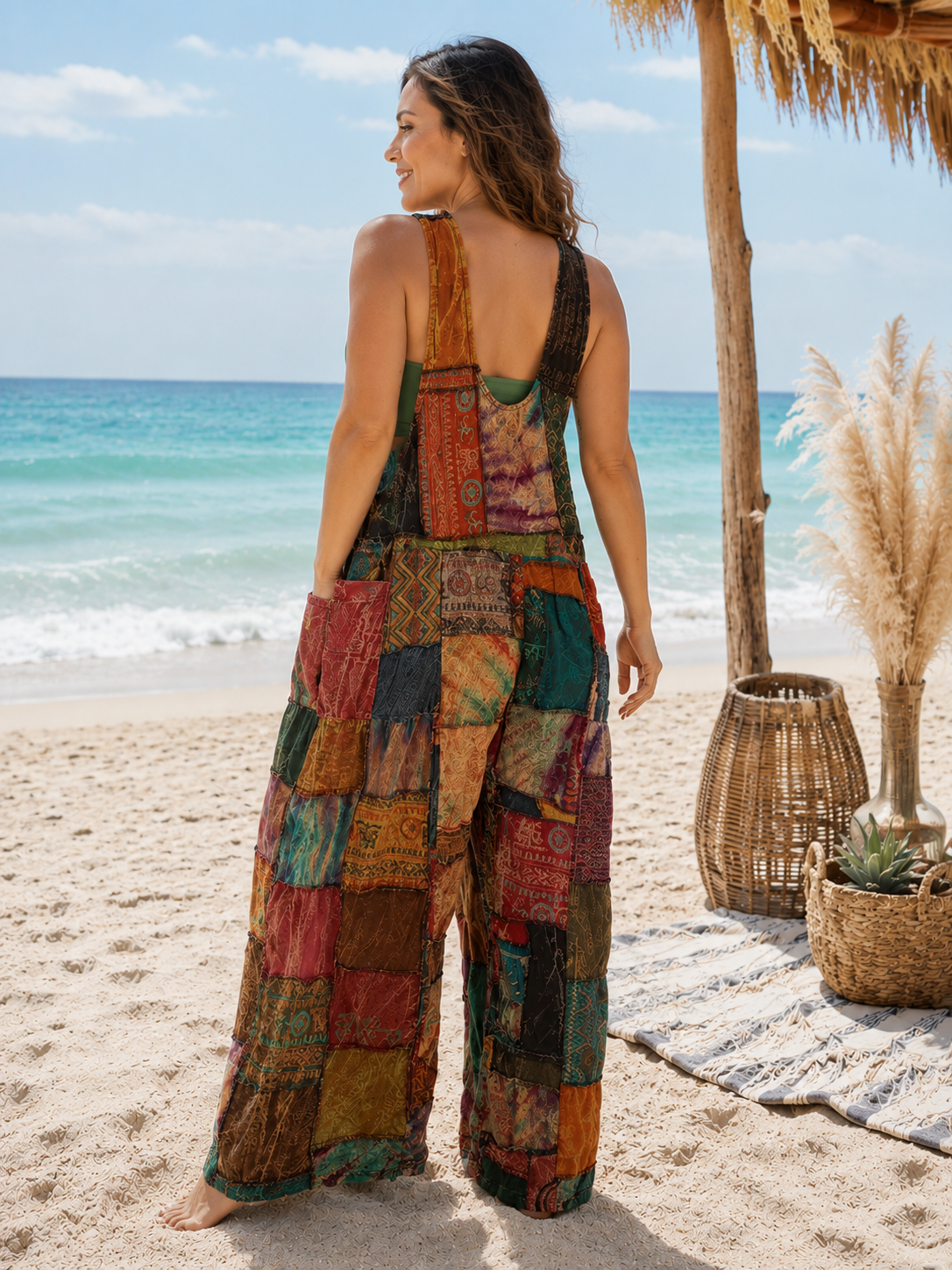 PRE-ORDER BY 6/15: Jill Patchwork Jumpsuit