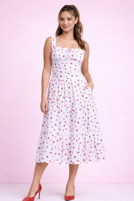 Emory Park Poplin Midi A-Line Dress