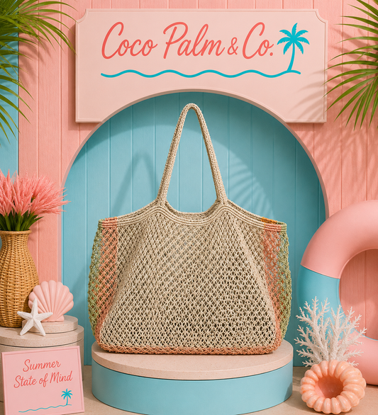 PRE-ORDER BY 7/6/26: Ibiza Oversize Jute Beach Bag