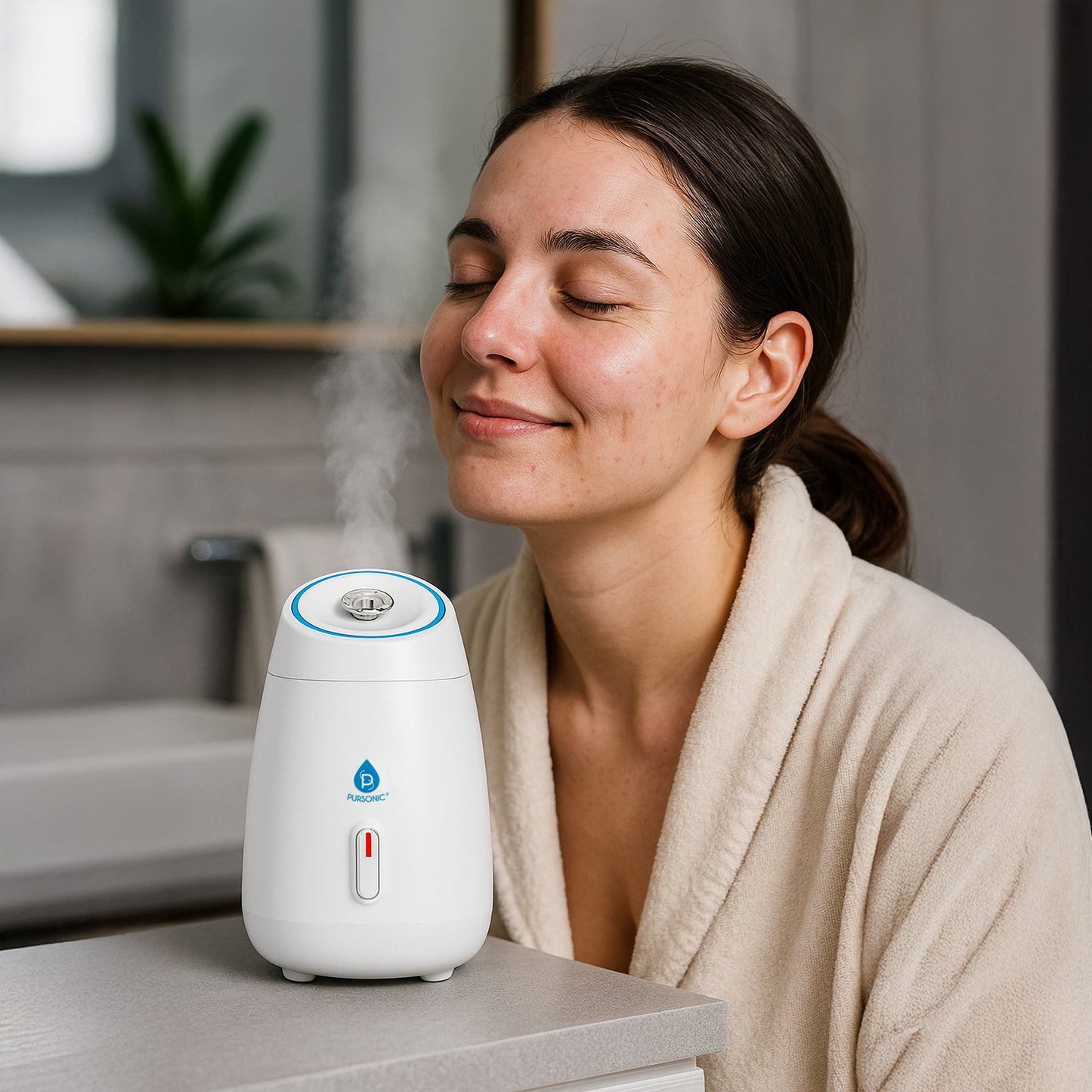 Pursonic Facial Steamer Hot Mist Moisturizing Spa