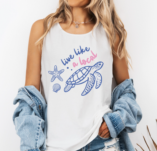 PRE-ORDER BY 7/6/26: Live Like a Local Tank Top