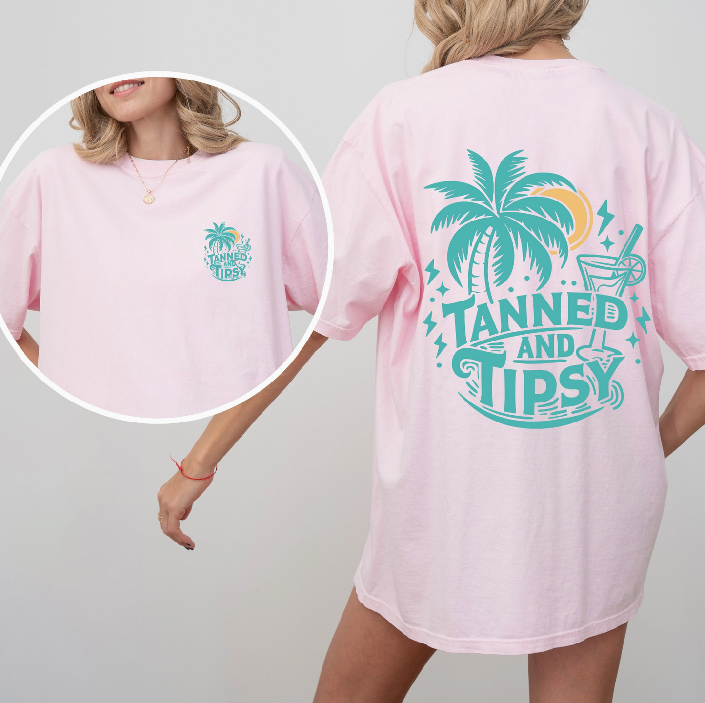 PRE-ORDER BY 7/6/26: Tanned & Tipsy Graphic Tee