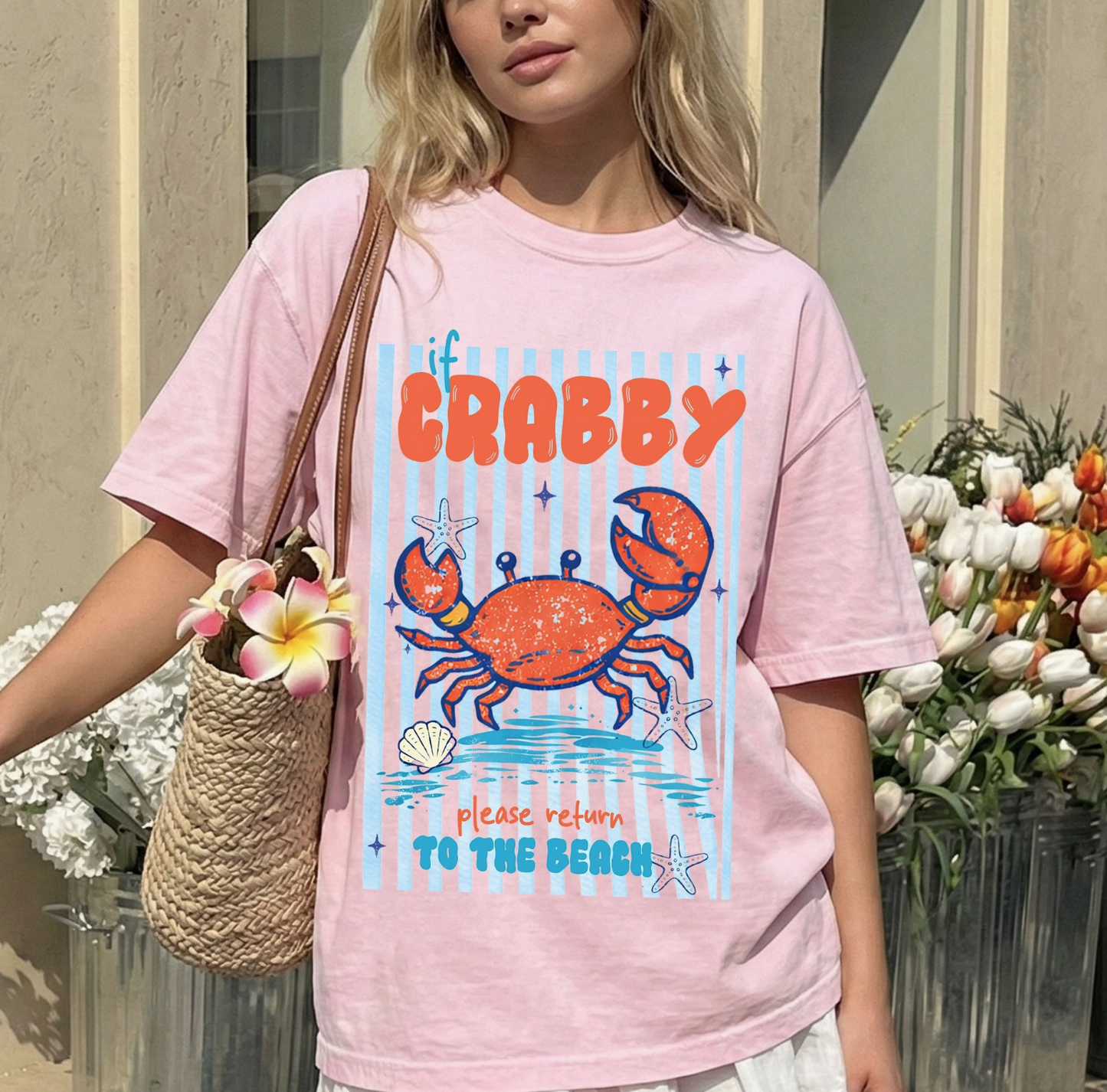 PRE-ORDER BY 7/6/26: If Crabby Return To Beach Graphic Tee