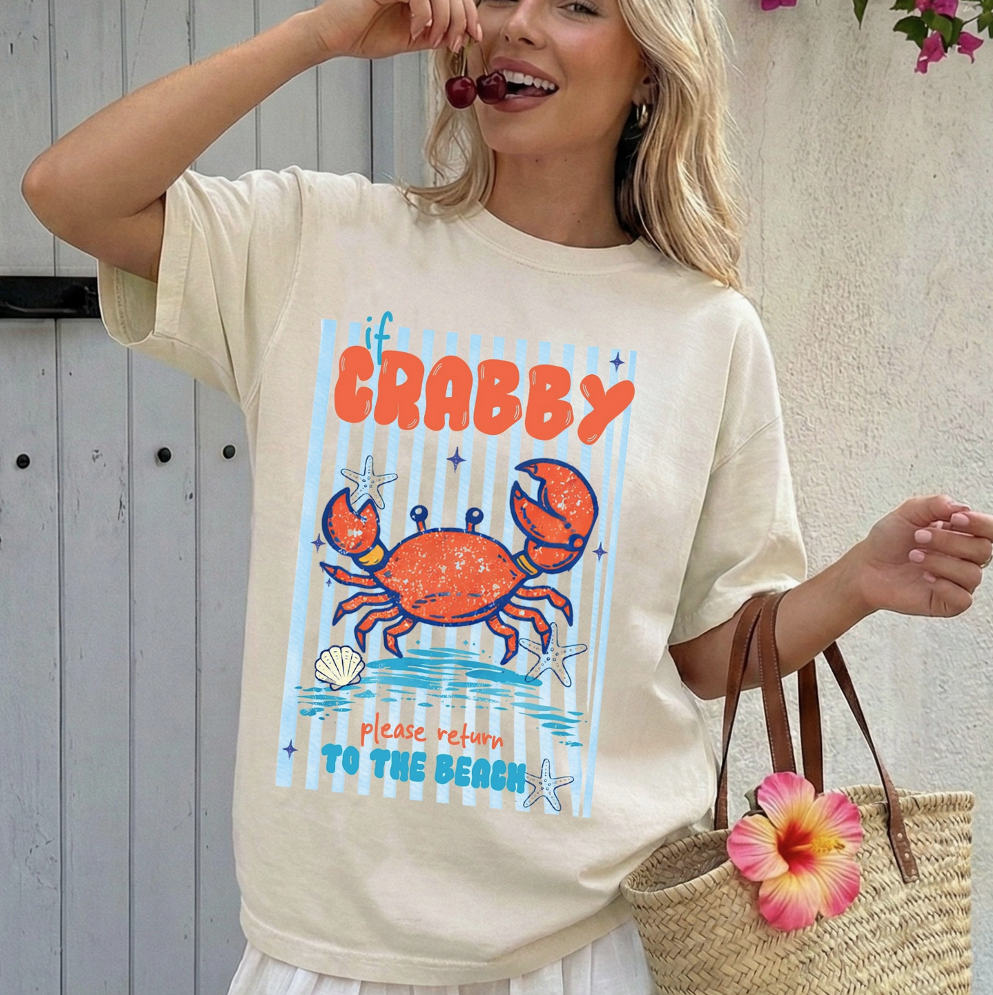 PRE-ORDER BY 7/6/26: If Crabby Return To Beach Graphic Tee