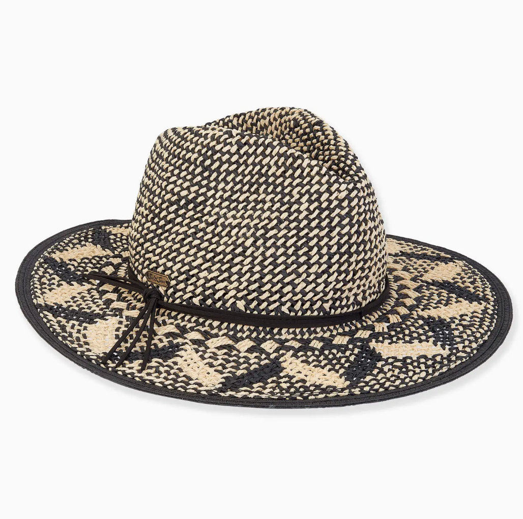 PRE-ORDER BY 7/6/26: Black and Beige Fedora