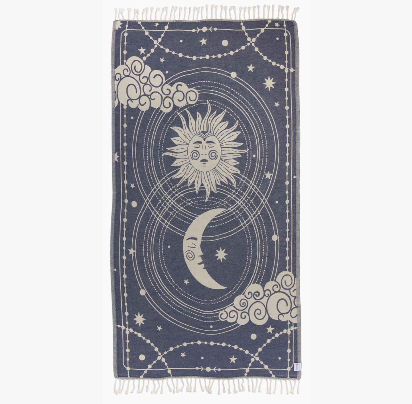 PRE-ORDER BY 7/6/26: Celestial Organic Turkish Towel in Navy