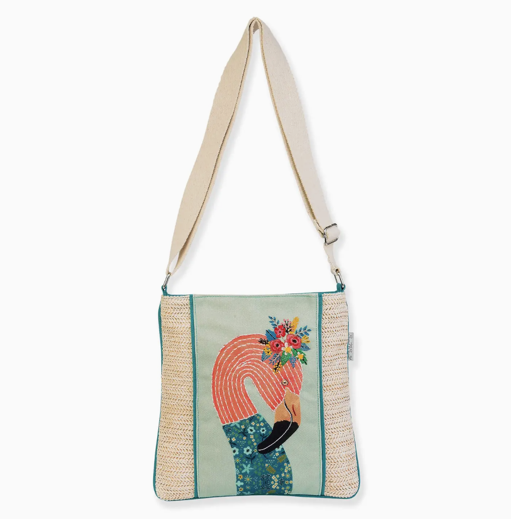 PRE-ORDER BY 7/6/26: Flamingo Jewel Crossbody