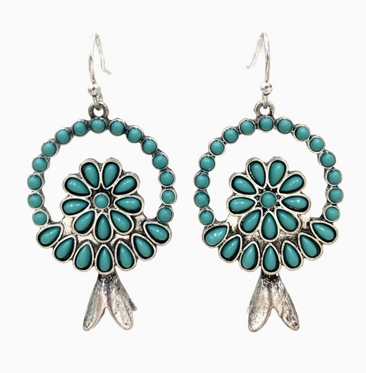 PRE-ORDER BY 8/10/26: Floral Squash Blossom Earrings