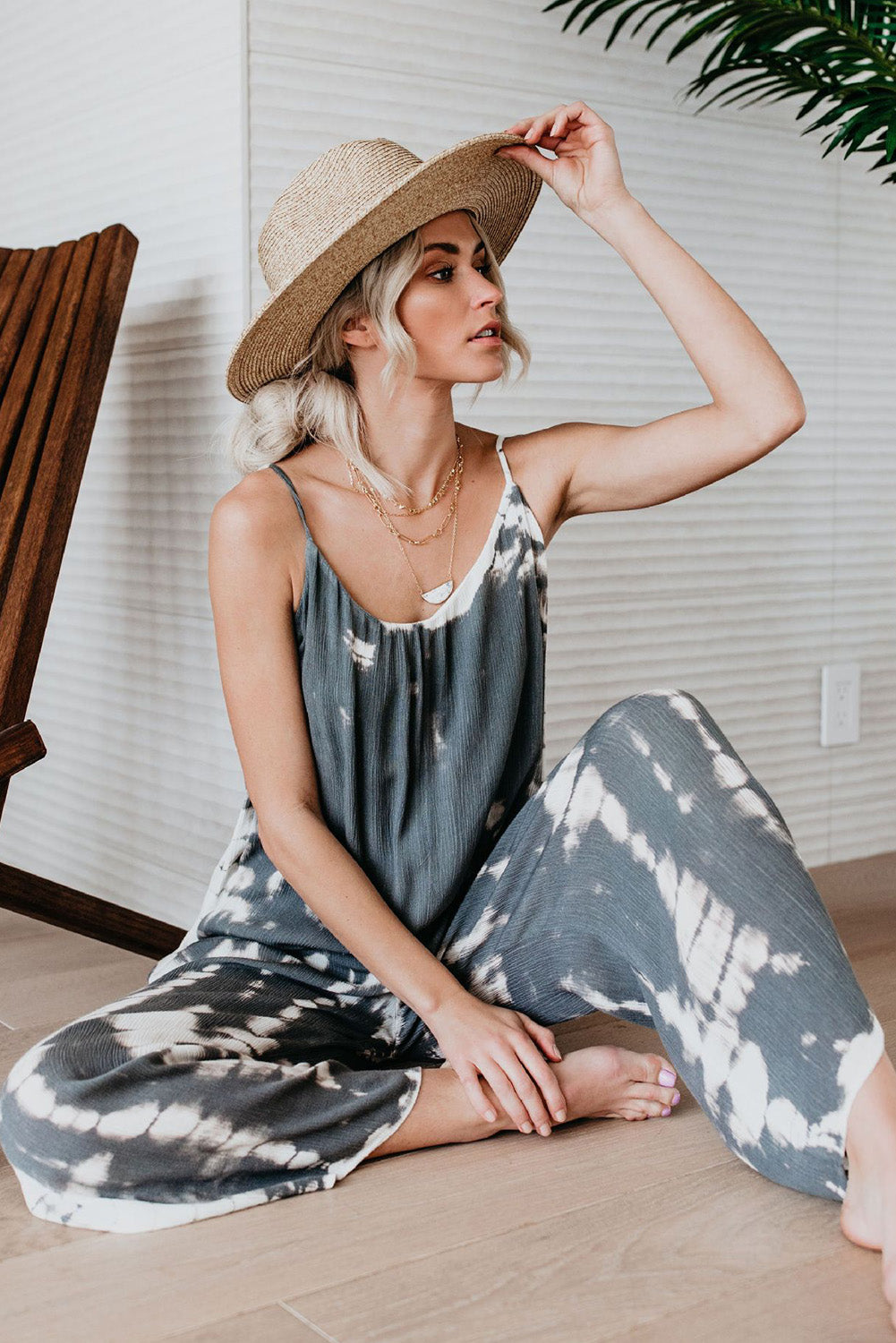 Luna Jumpsuit in Gray image 0